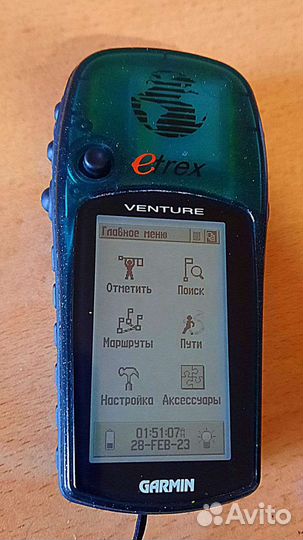 Навигатор garmin eTrex Ventura