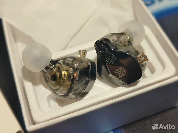 Наушники гарнитура KZ Edxs 3.5 4.4 qdc цап dac