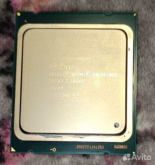 Процессор Xeon E5-2670v2, 10 ядер/20 потоков