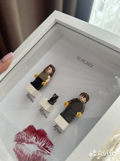 Lego человечки в рамке