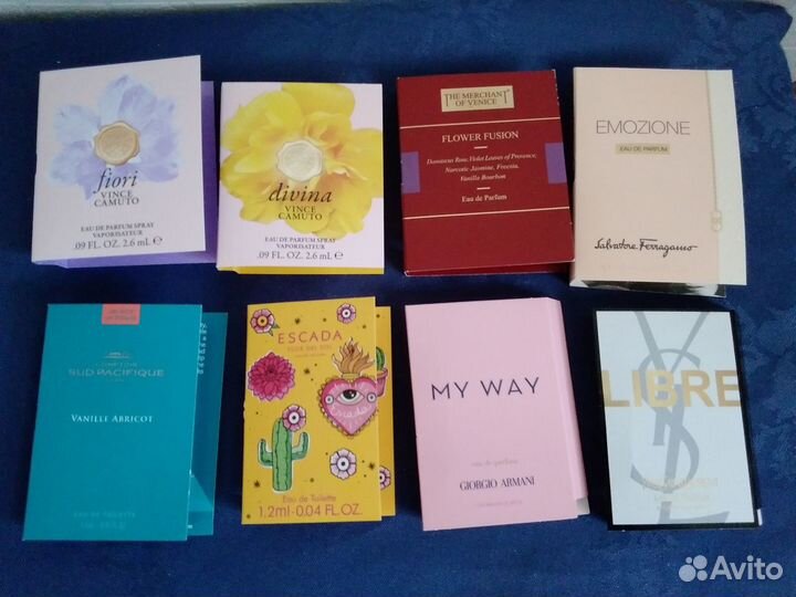 Духи женские пробники часть 1