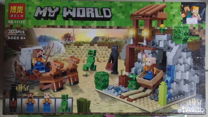 Конструктор майнкрафт лего