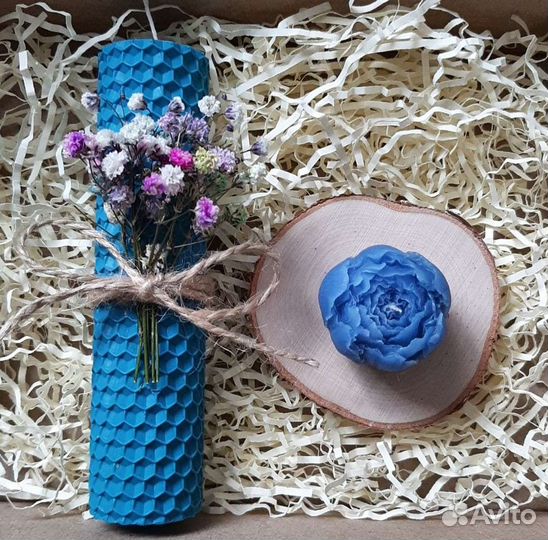 Подарочные наборы. Свечи из вощины