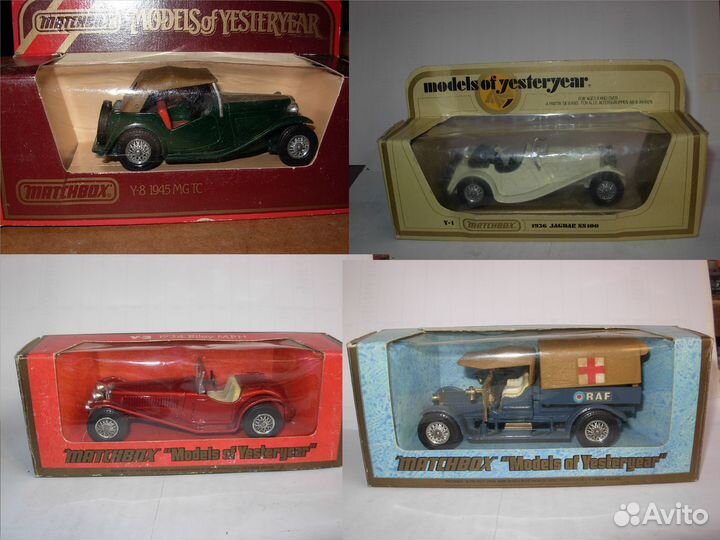 Модели Lesney Dinky Matchbox 1/35-1/50 старые