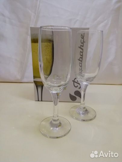 Новые Фужеры (бокалы) для шампанского