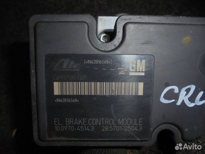 Блок абс chevrolet cruze