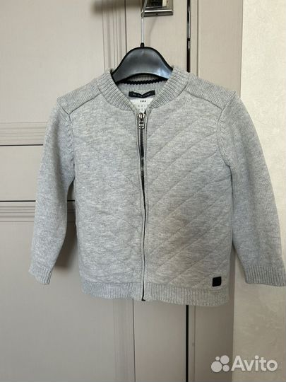 Вязаный бомбер Zara 98 унисекс