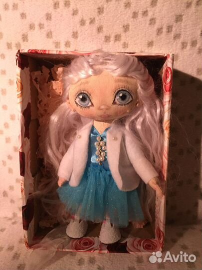 Кукла ручной работы из бязи 23 см