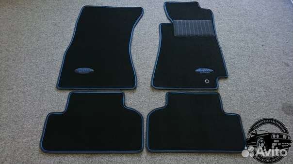 Автоковрики для Toyota Supra A80, чёрн