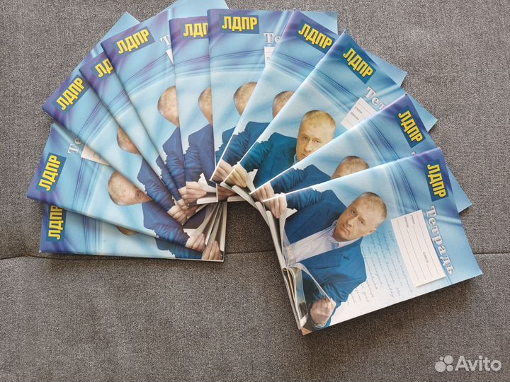 Тетрадь лдпр клетка 10 штук