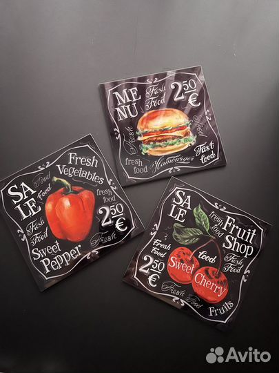 Стеклянные подставки под напитки