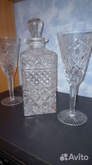 Штофы и графины СССР хрусталь