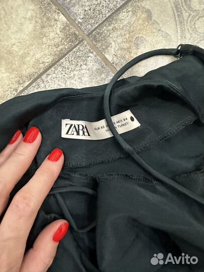 Платье в бельевом стиле zara