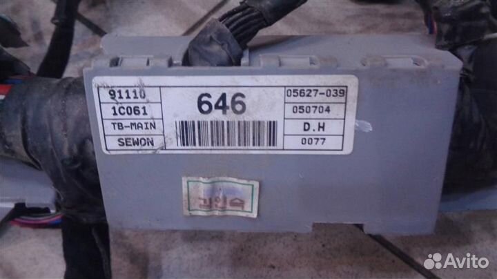 Проводка салона Hyundai Getz 2002-2010