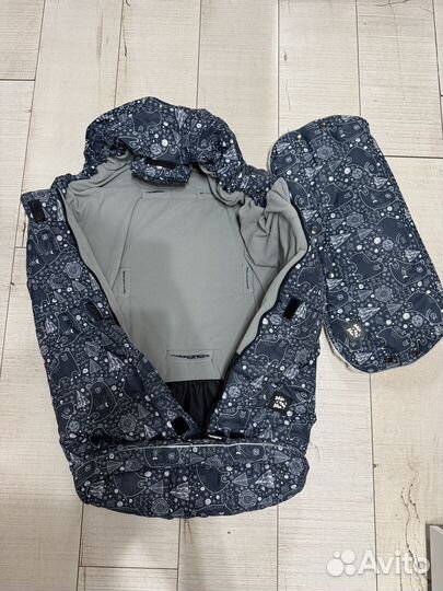 Зимний конверт с муфтой