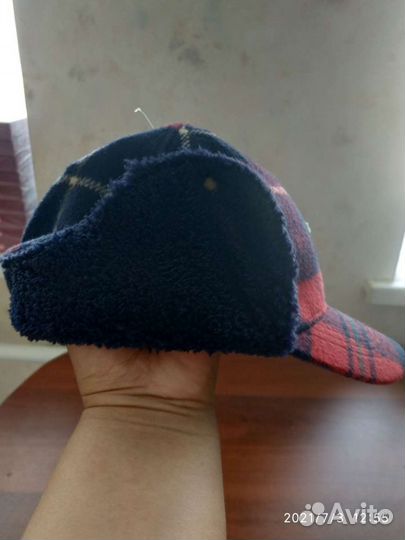 Кепка бейсболка детская теплая