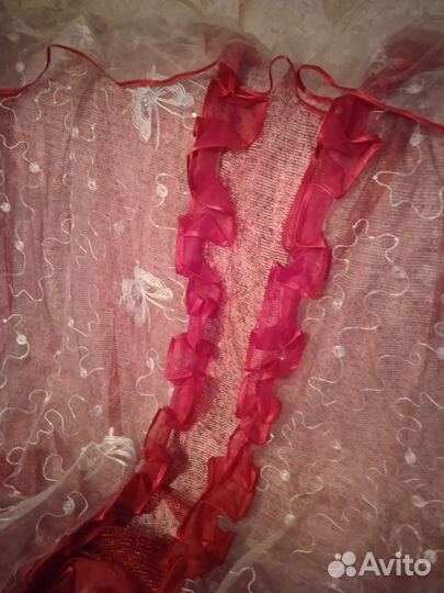 Тюль с ламбрикеном для спальни, кухни, 3 метра