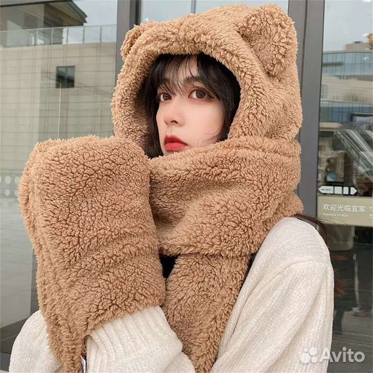 Шапка-шарф с ушками