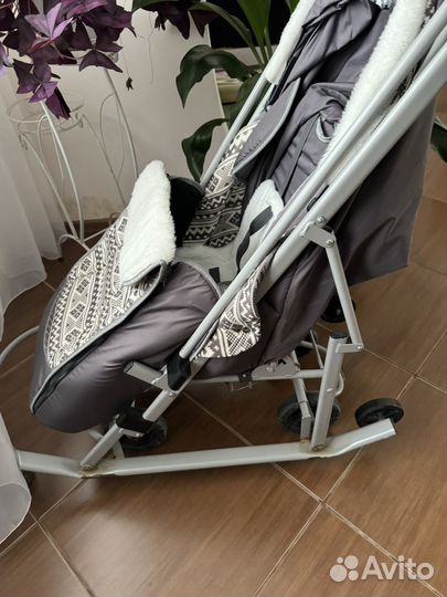 Детские санки коляска бу