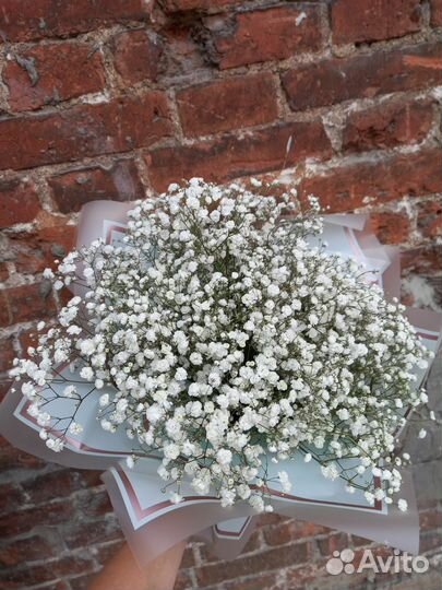 Букет из гипсофилы