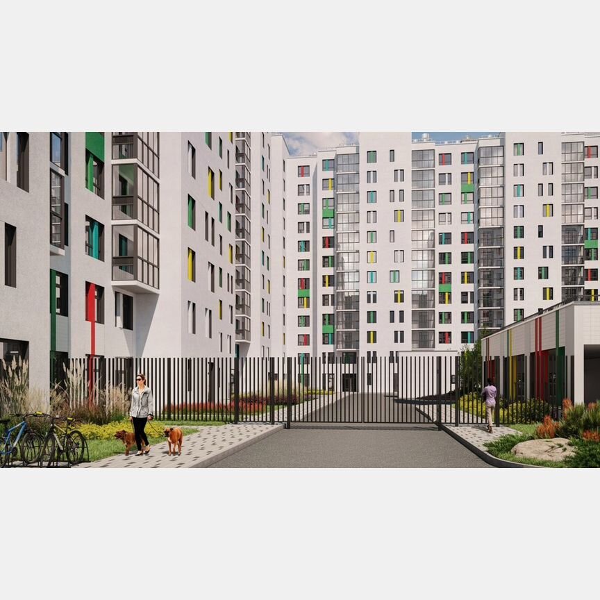 2-к. квартира, 57,5 м², 3/12 эт.