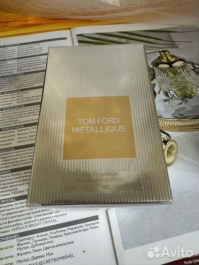 Tom Ford Metallique парфюмерная вода 100ml