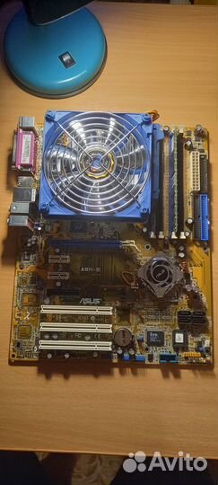 Мат.плата, CPU, память, кулер