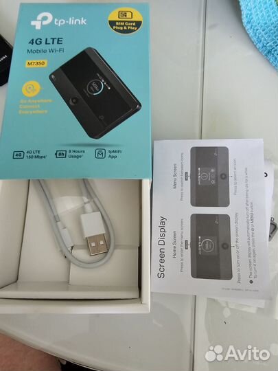 Роутер TP-Link M7350 с функцией маршрутизатора Wi