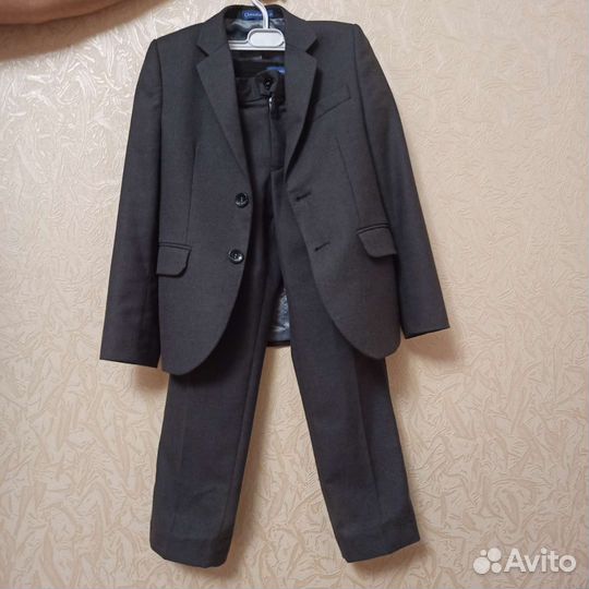 Школьная форма для мальчика 128 серая