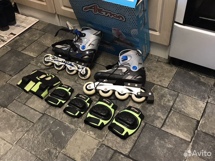 Ролики в хорошем состоянии, одевались пару раз