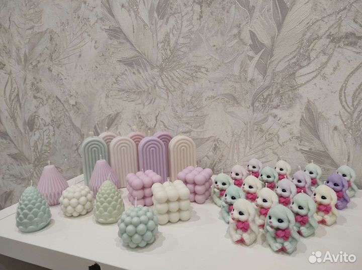 Соевый воск для формовых свечей