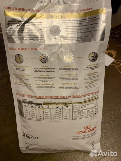 Собачий корм Royal Canin Urinary