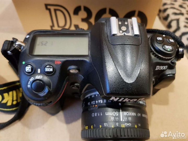 Фотоаппарат nikon d300 + объектив nikkor 50mm 1.8