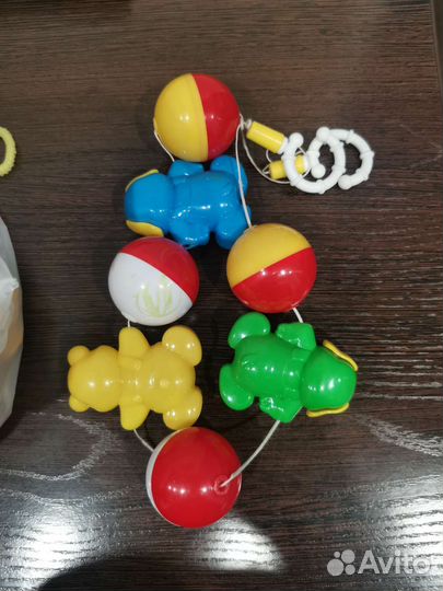 Игрушки погремушки пакетом