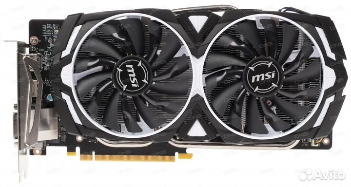 Видеокарта GTX 1060 MSI Armor 6GB