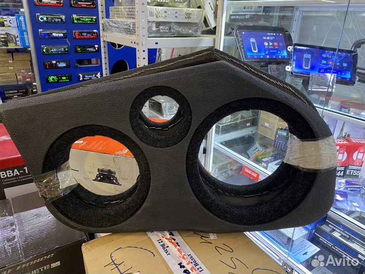 Акустический подиум Лада Приора 20+16+рупор