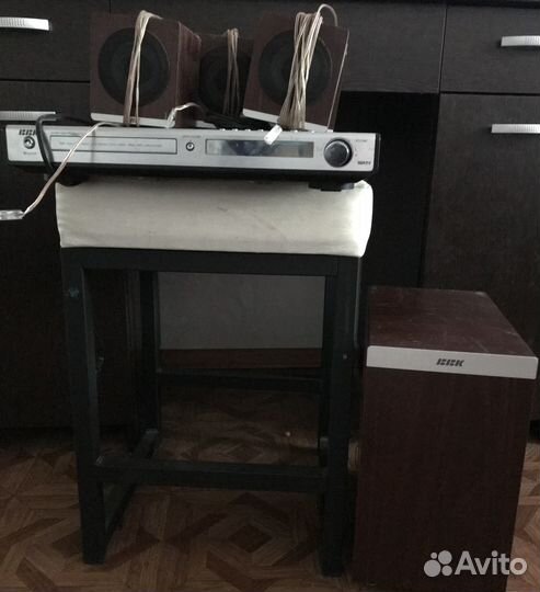 BBK DVD плеер с колонками и сабвуфером