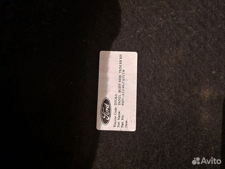 Обшивка багажника Ford Focus 2 kkda 2008