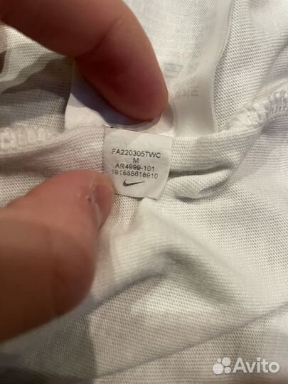 Футболка nike белая