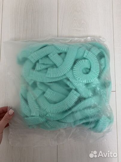 Шапочки одноразовые упаковка