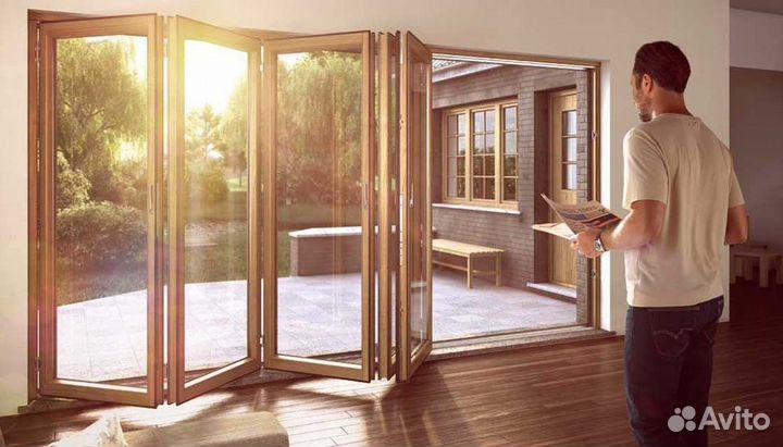 Окна гармошкой