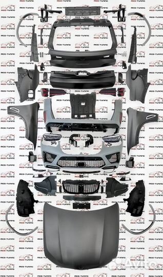 Комплект переделки BMW X5 E70 в X5M F95