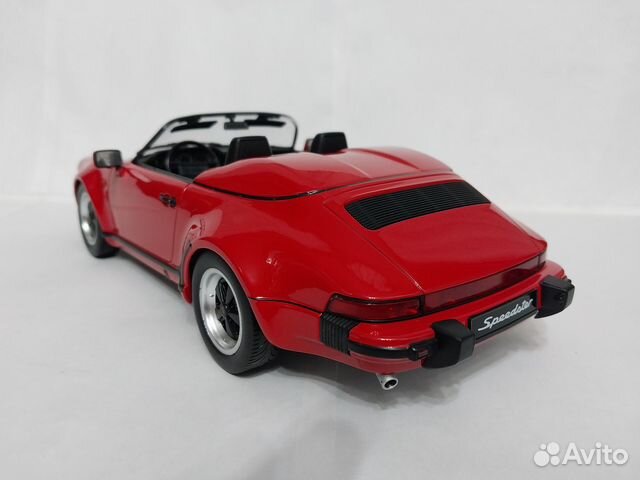 Porsche 911 Speedster 1989 красный, 1:18 KK-Scale