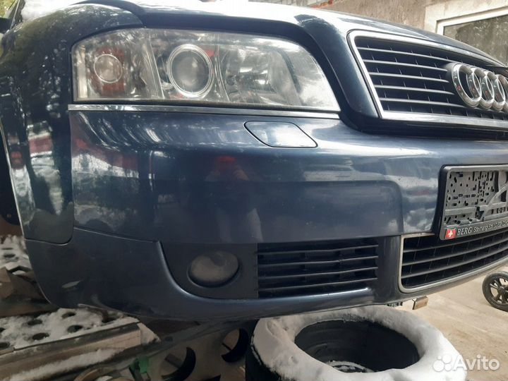 Бампер ауди а6 с5 рестайл цвет синий
