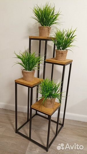 Подставка для цветов лофт