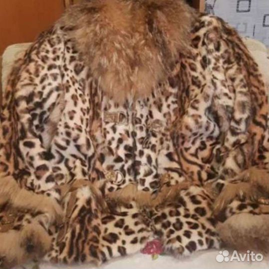 Шуба натуральная леопард