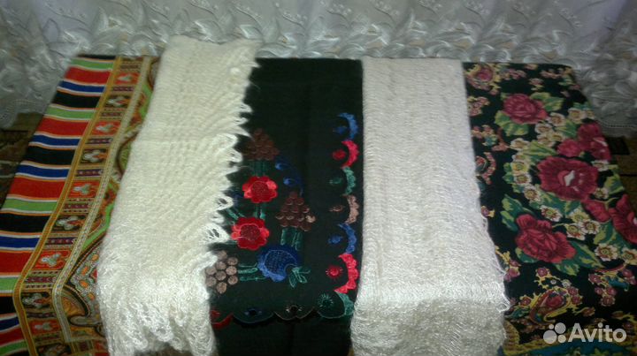 Пуховые и шерстяные платки
