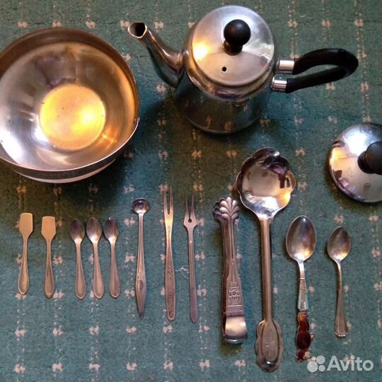 Столовые приборы мельхиор СССР