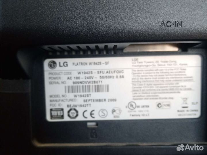Монитор LG