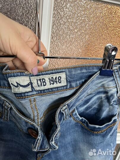 Джинсы ltb лтб низкая талия слим w27 L32